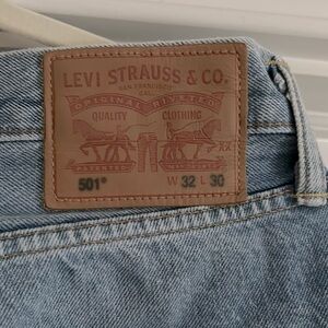 Levis 501 jeans with button fly